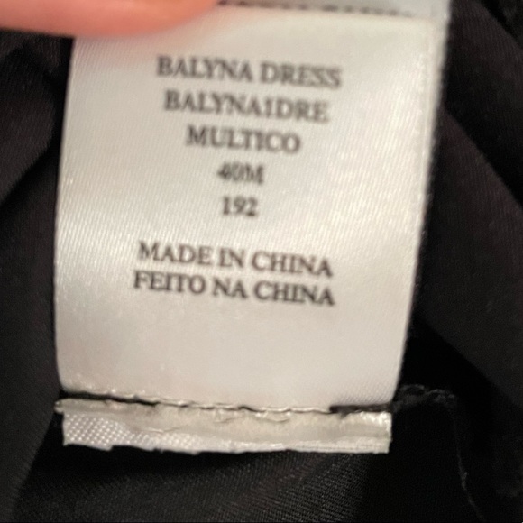 ANTIK BATIK Balyna ruffle-trimmed printed silk-chiffon dress New Size 8 - Picture 8 of 8